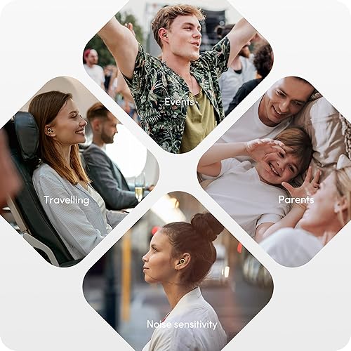 Miniatura 3 de Tapones de oído de estilo Audree para reducción de ruido, tapones reutilizables de alta fidelidad para conciertos, músicos, motocicletas, estudio,