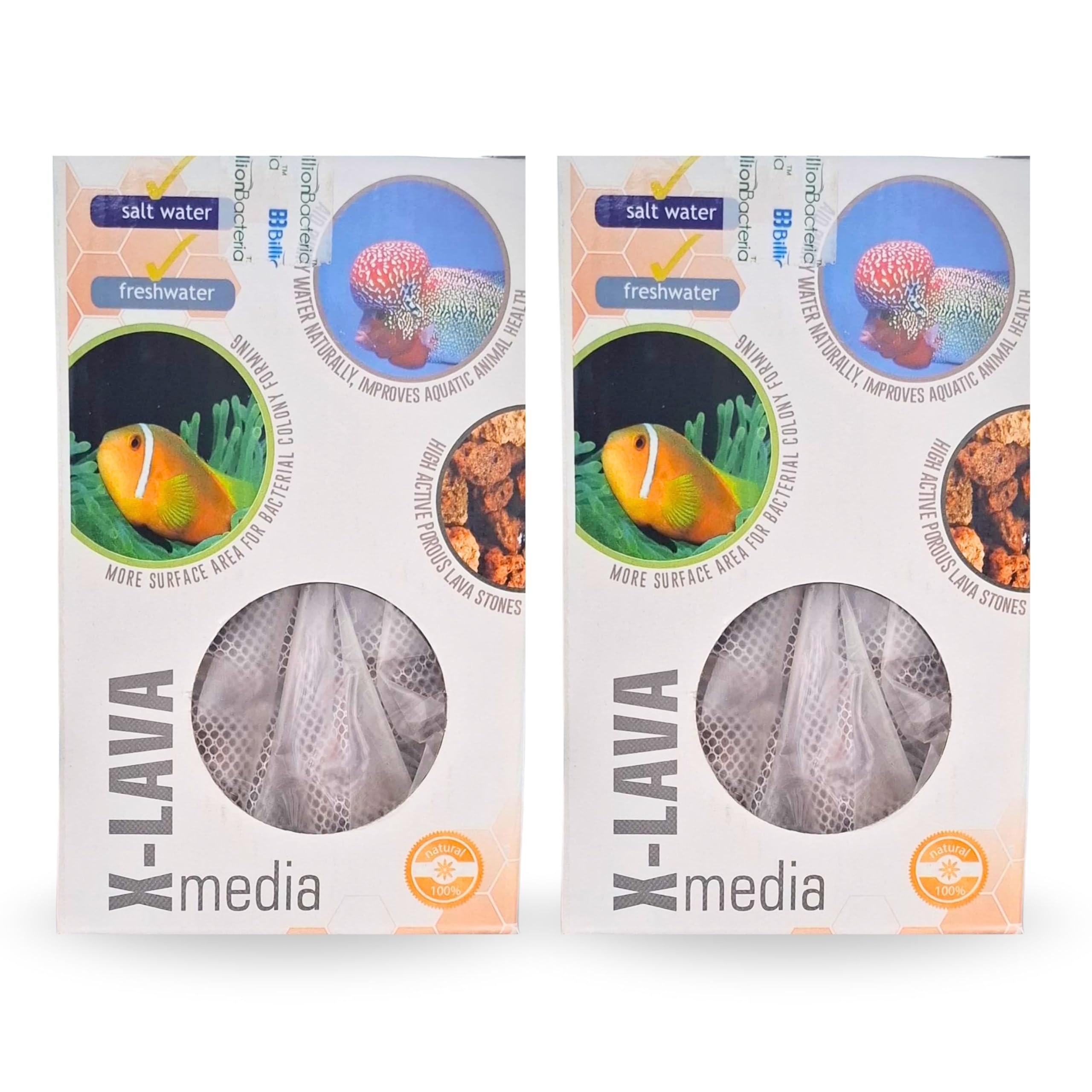 Foodie Puppies Aquatic Remedies X-Lava 100% Natural Filter Media for Fresh Water & Salt Water Aquarium, 800ml (Pack of 2)-image-12