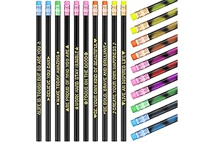Affirmation Pencils with Inspirational Quotes for Students