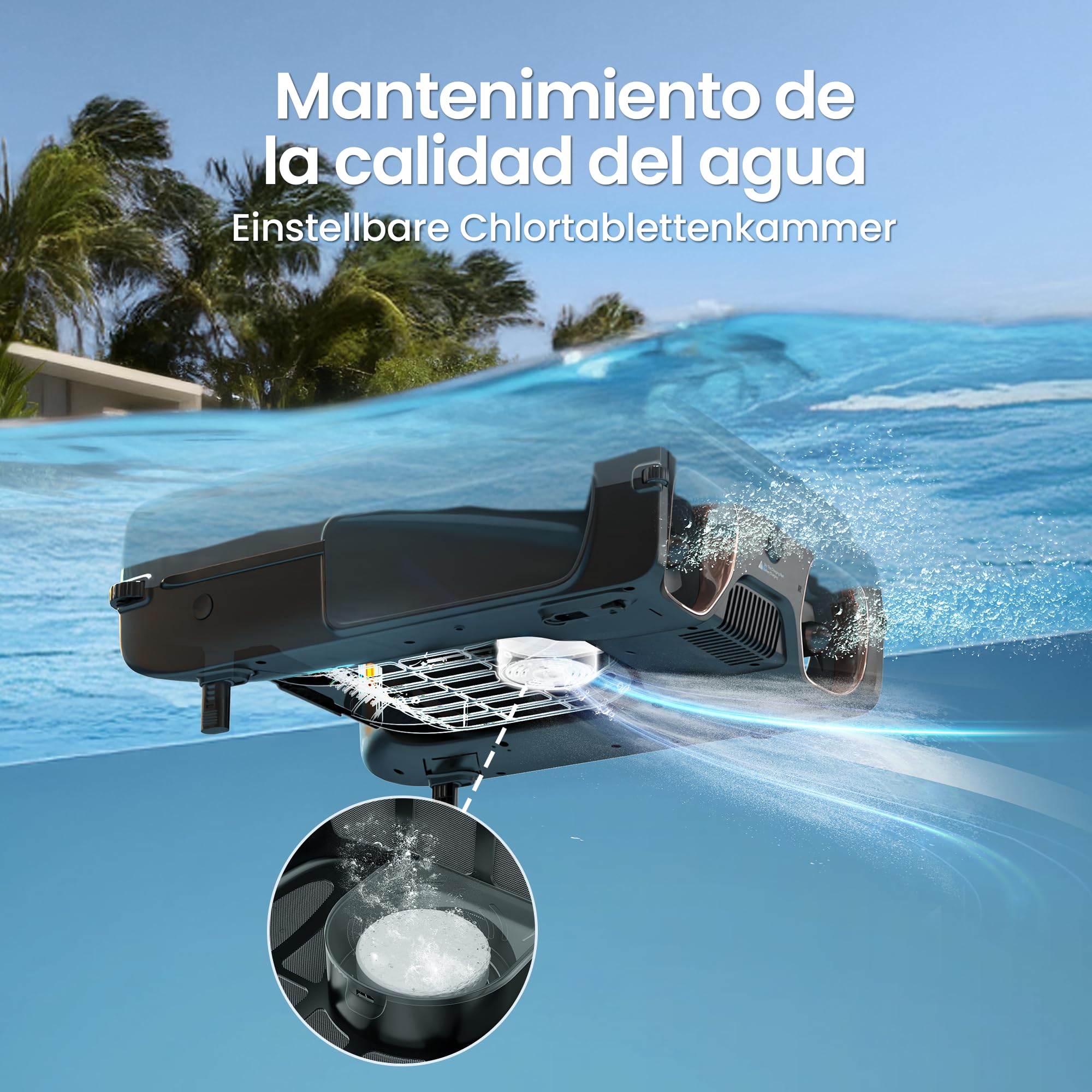 (2026 Nuevo) AIPER Experts Dúo: Robot limpiafondos Scuba V3 & EcoSurfer S2, Limpieza 360° (fondo a superficie), Cuidado automático 7 días, Limpieza 10x más rápida con IA Patrol, Mantenimiento del agua