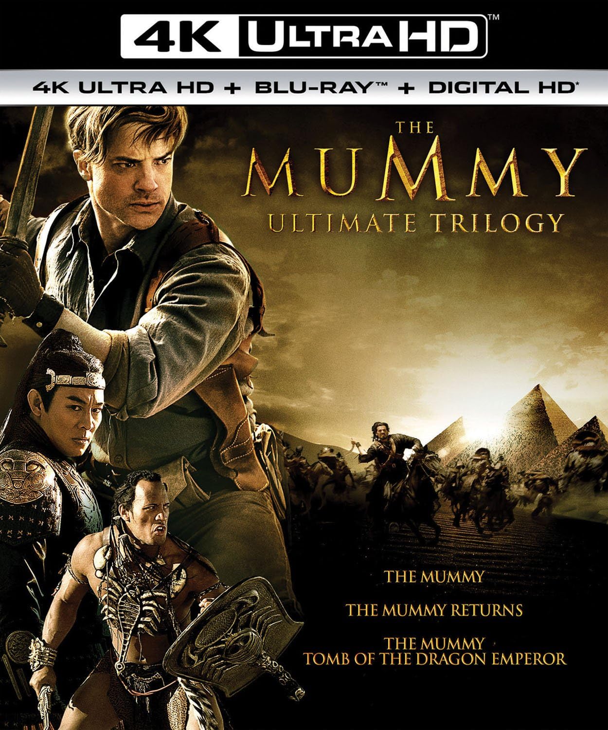 The Mummy Ultimate Trilogy - 4K Ultra HD + Blu-ray + Digital HD + The Mummy Fandango Cash [4K UHD]