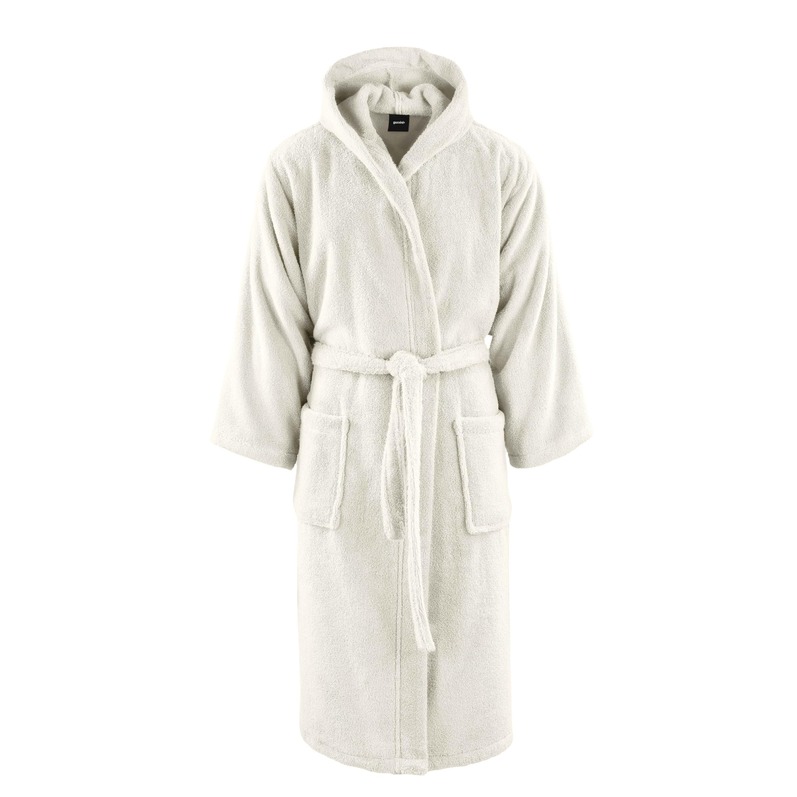 Osama Home GUZZINI Classic - Bademantel Damen Flauschig und Frottee aus Baumwolle