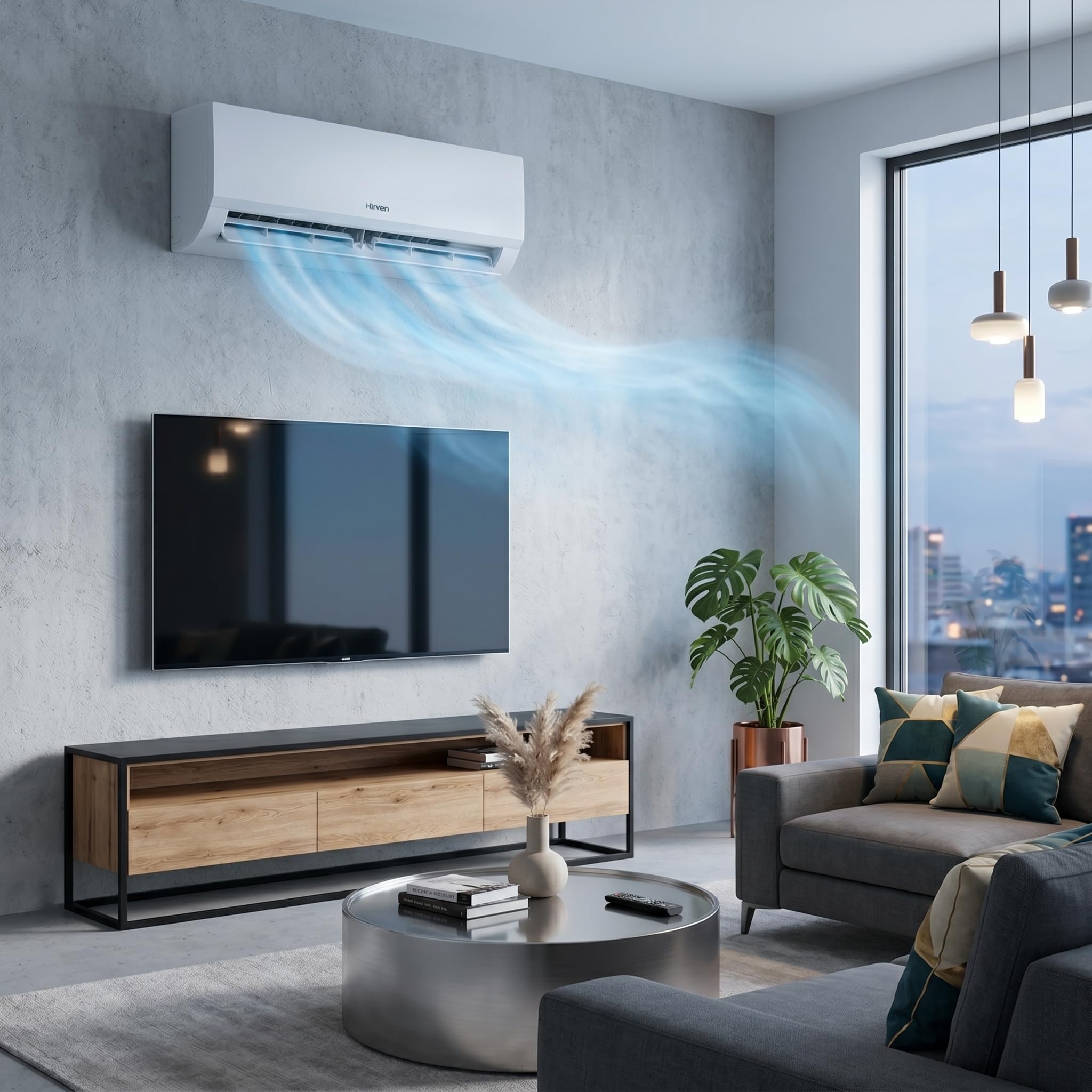 Hirven Handy Easy Plus Climatizzatore Monosplit Inverter, A++, Wi-Fi, R32, 220-240V (12000, BTU)