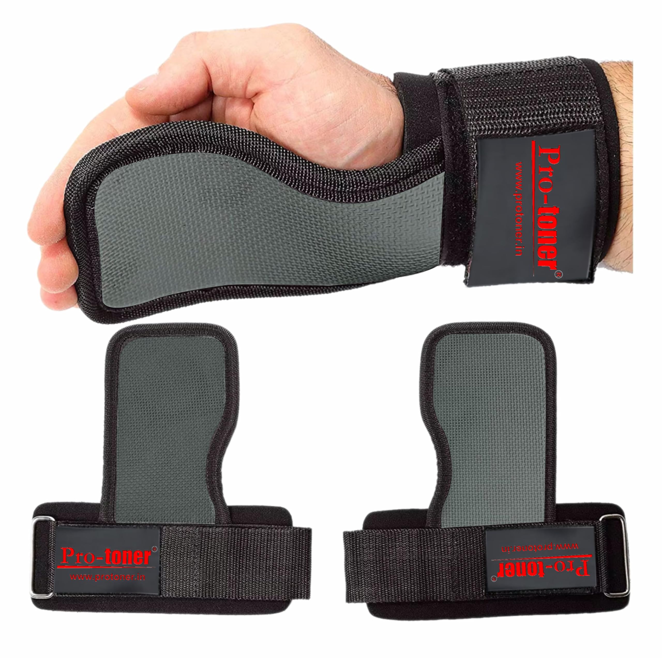 Protoner Palm & Wrist Support for Gym Workout Adjustable Velcro Closing