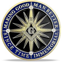 Masonic Challenge Coin Master Mason Brotherhood Challenge Coin Freemason Challenge Coin