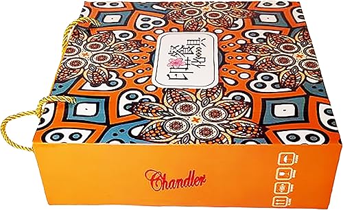 Miniatura 6 de Chandler Cuencos de porcelana de pavo real - Elegante juego de 2 cuencos de cerámica pintados a mano para comedor y decoración