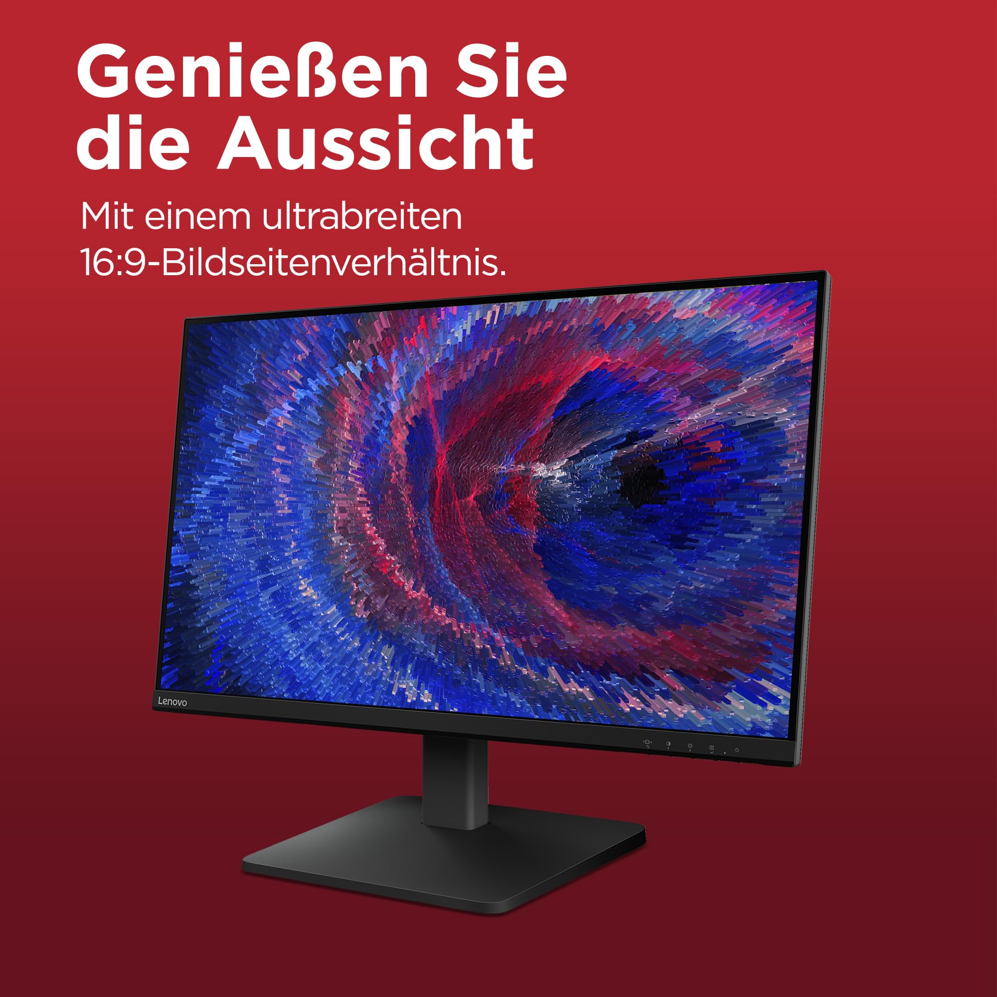 Lenovo L27qe 27" QHD WLED Monitor 2560x1440 100 Hz IPS HDMI DisplayPort TÜV Eye Comfort
