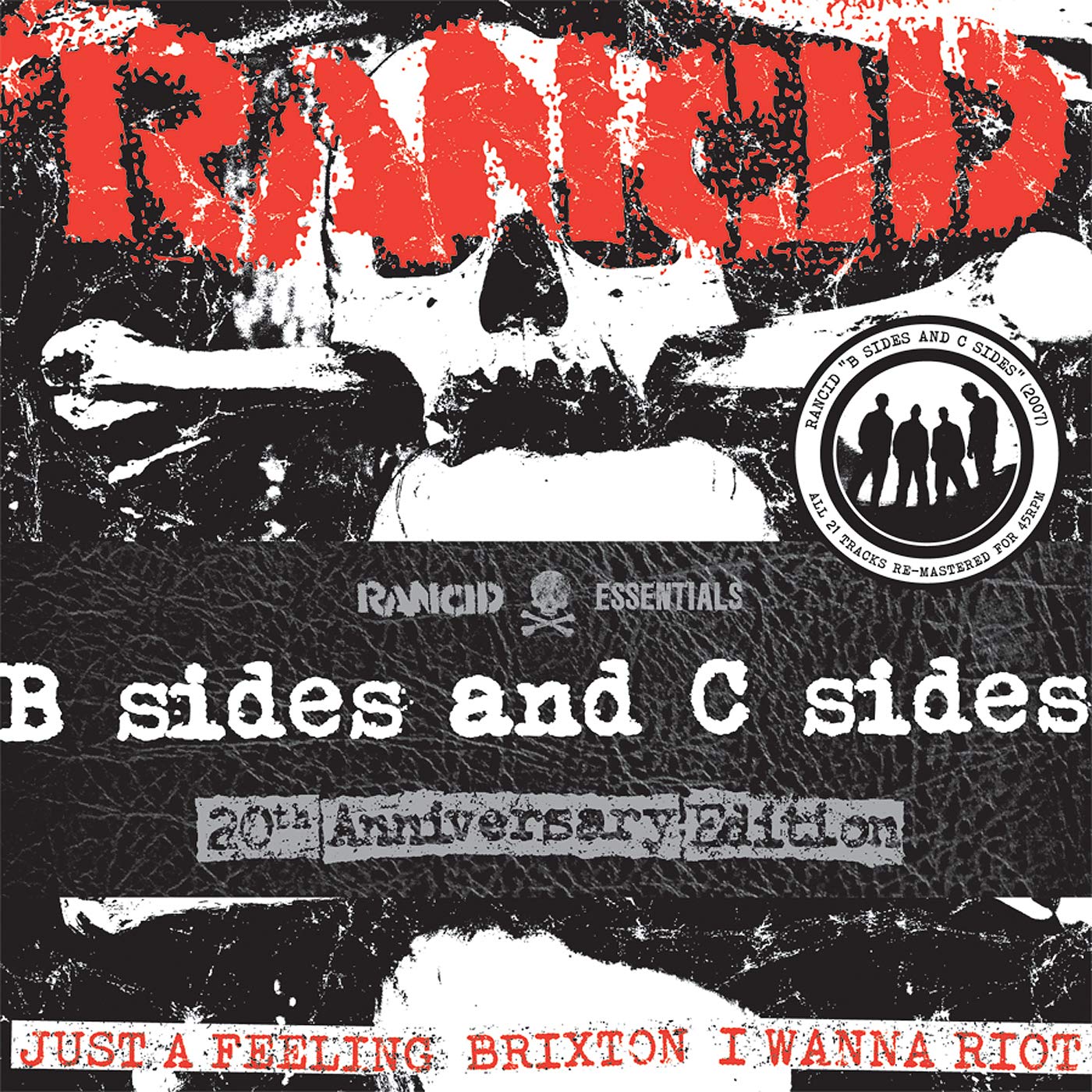 Rancid B Sides And C Sides (rancid Essentials 7x7"" Pack) 7 New 819162010532