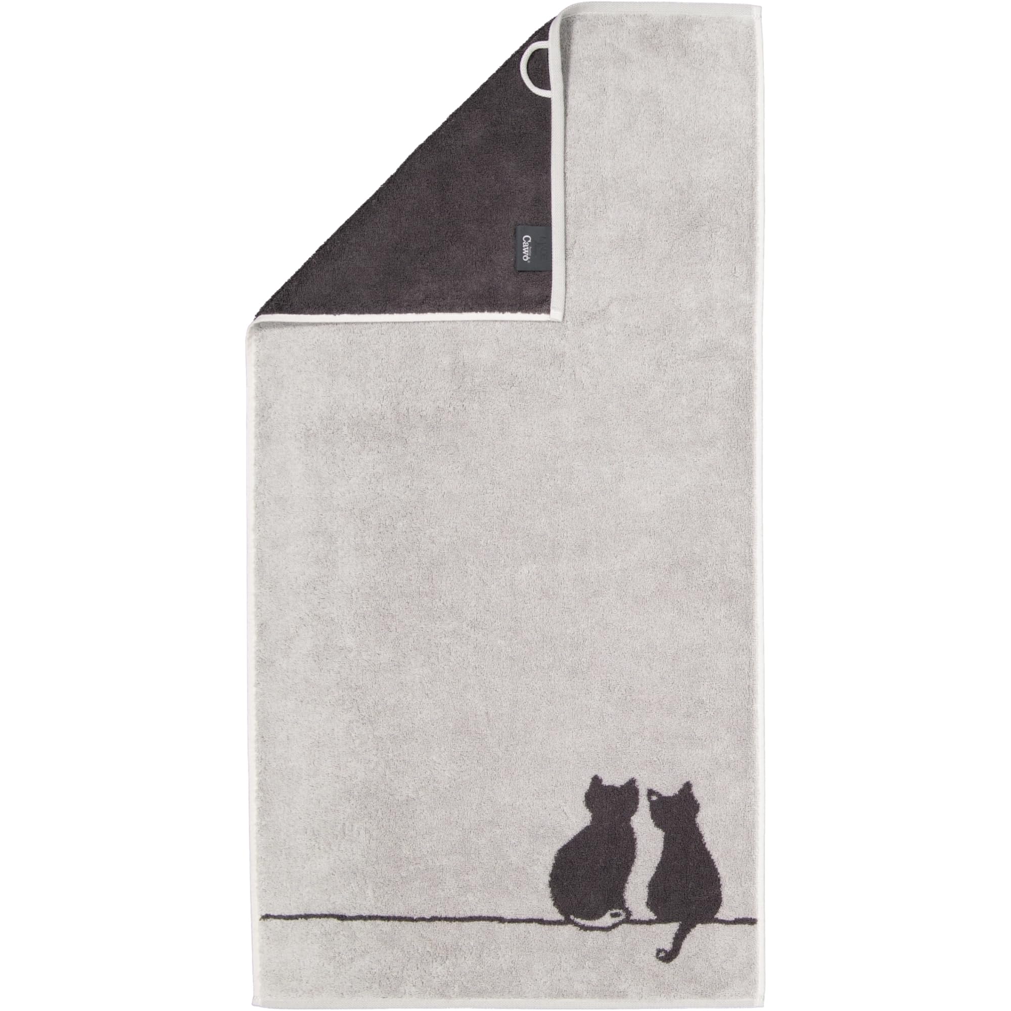 Handtücher Cute Cats Edition You & Me 6263 Platin/Basalt - 70