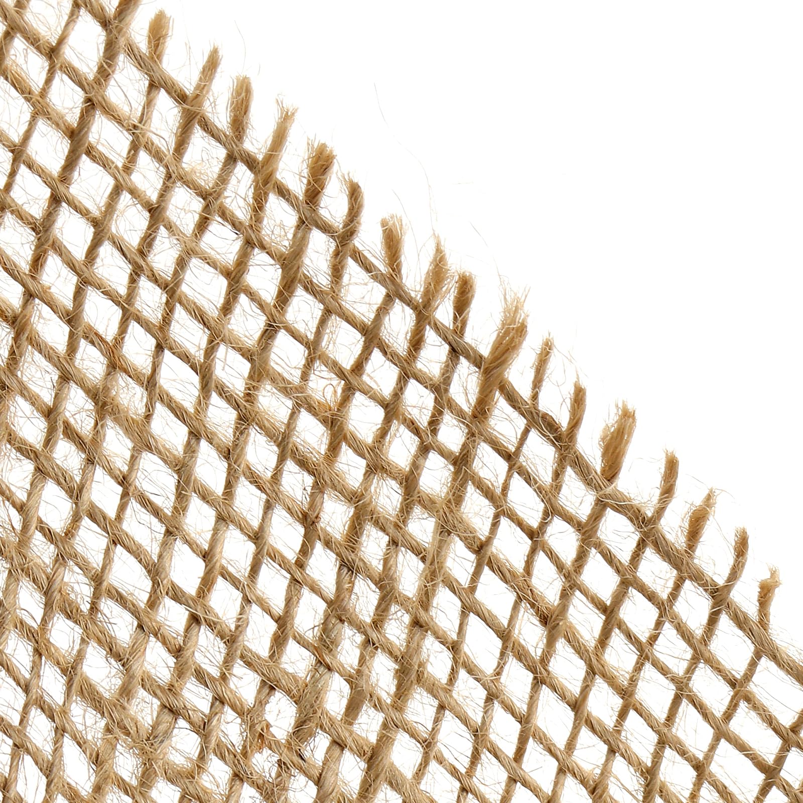 JOIKIT Lot de 2 rouleaux de toile de jute naturelle pour décoration de table, travaux manuels - 100 cm x 7 m