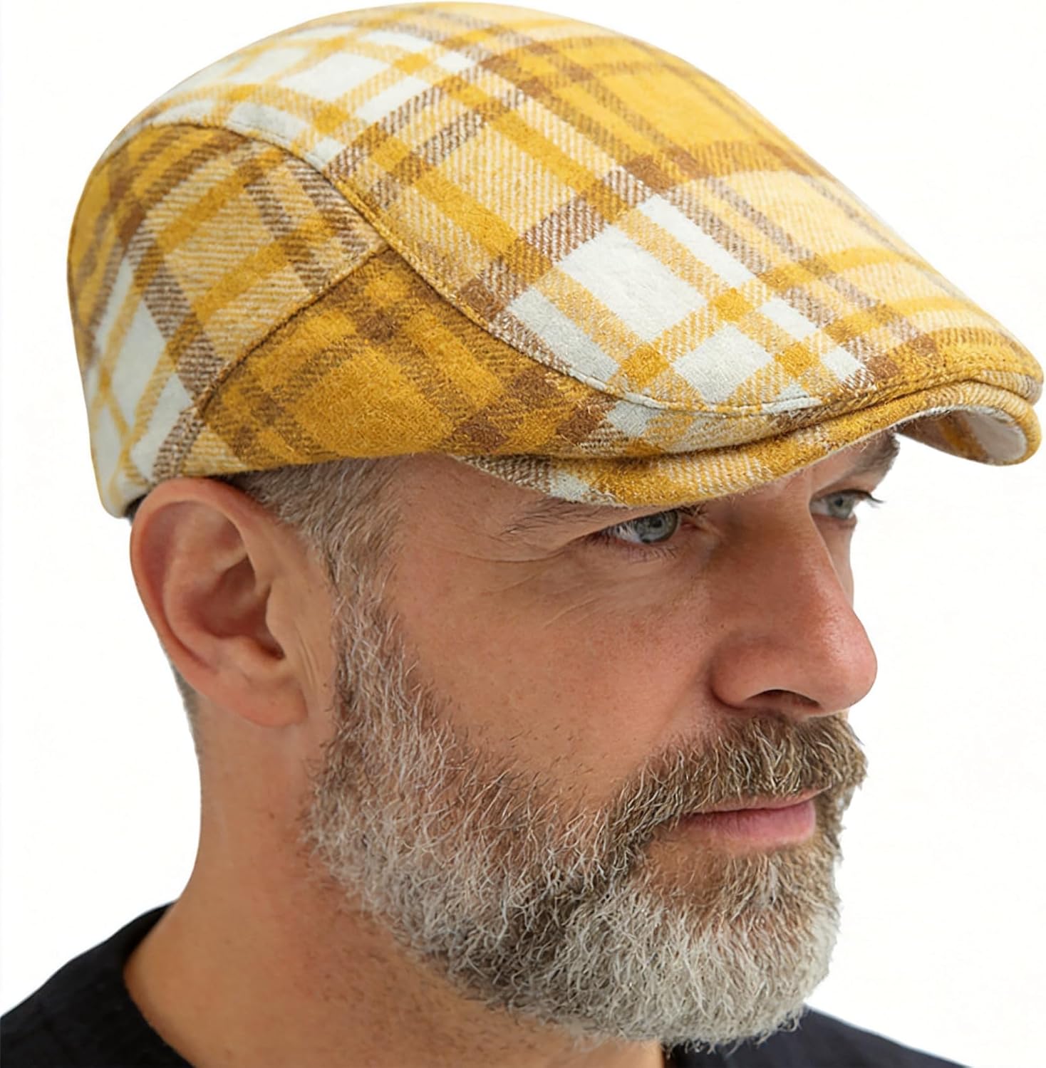 Idopy Men`s Classic Adjustable Ivy Irish Newsboy Golf Cap Hat