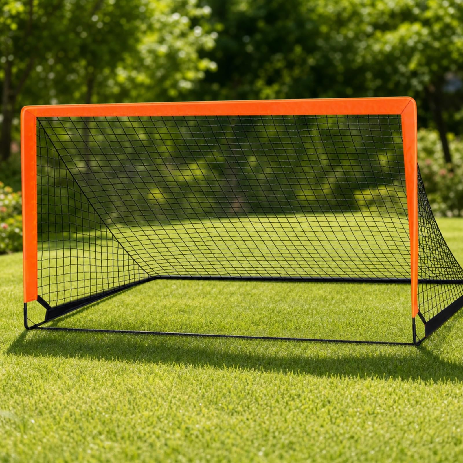 Porta da Calcio Resistente Porta da Calcio Pieghevole Compatta Attrezzatura Sportiva per Parco