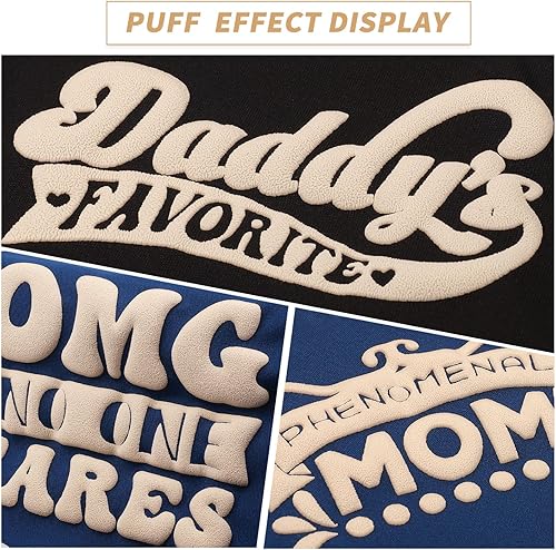 Miniatura 8 de WRAPXPERT Rollo de vinilo de transferencia de calor 3D color granate, 10 pulgadas x 5 pies, color rojo vino, para planchar, para camisas, prensa de