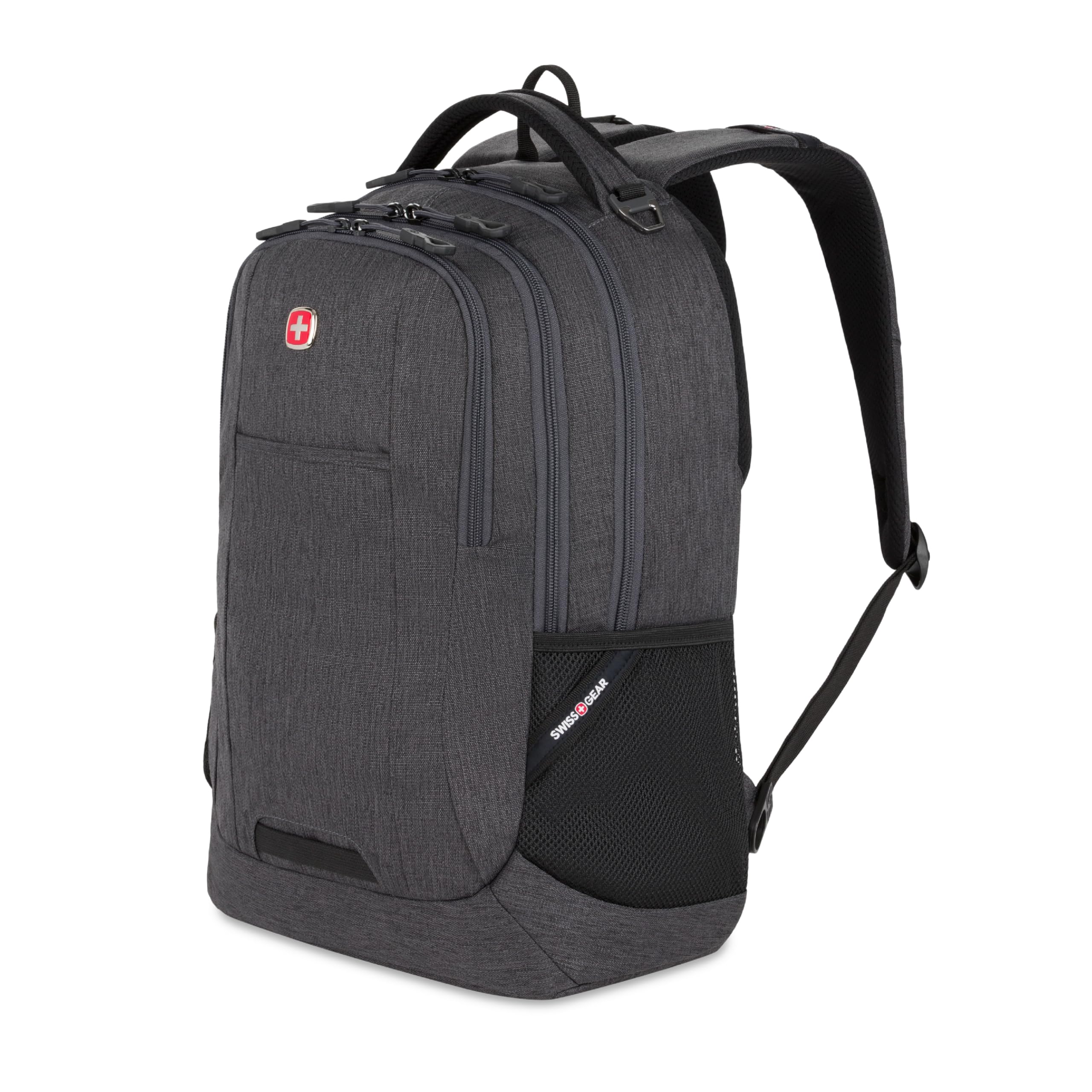 5505 Cecil 16” Laptop Backpack Charcoal – Daily Laptop Bag with Gear Attachment Options – Multiple Organizer Pockets & Padded Shoulder Straps