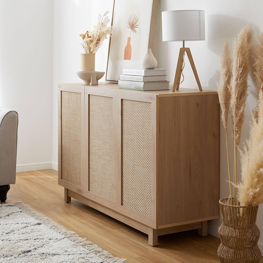 Amazon｜LOWYA ロウヤ 収納棚 チェスト キャビネット サイドボード 棚