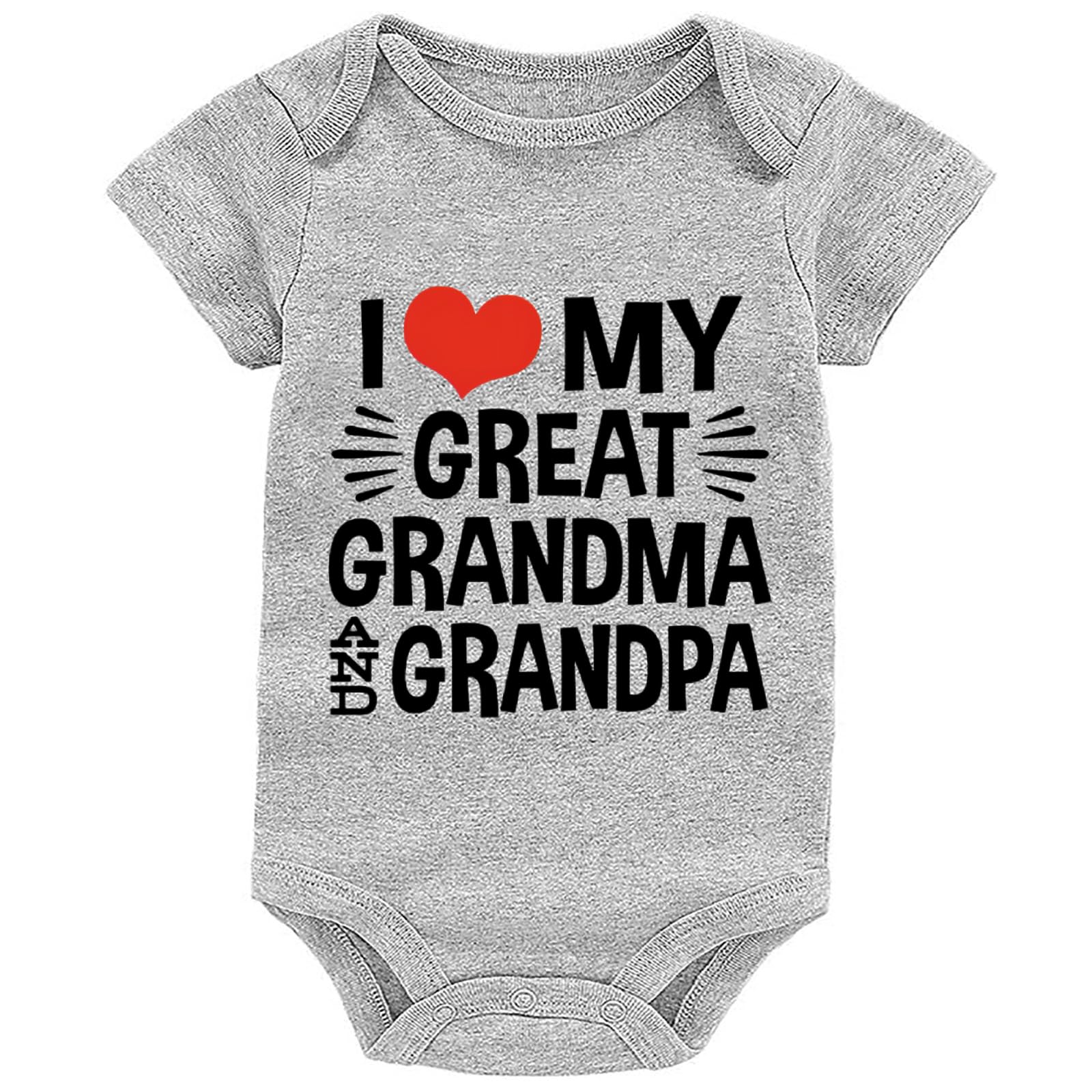 GenericGrandma Onesie Short Sleeve Infant Boy Girl Bodysuit Newborn Outfits Cute White Baby Romper One-piece Outfit