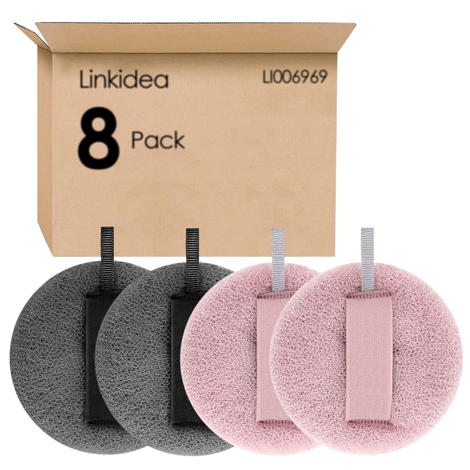 20 Stück Luffa-Duschschwämme – Einzeln Verpackt, Farbenfroh, Ca. 7,6–10,2 Cm – Perfekt Für Bad, Dusche & Geschenke