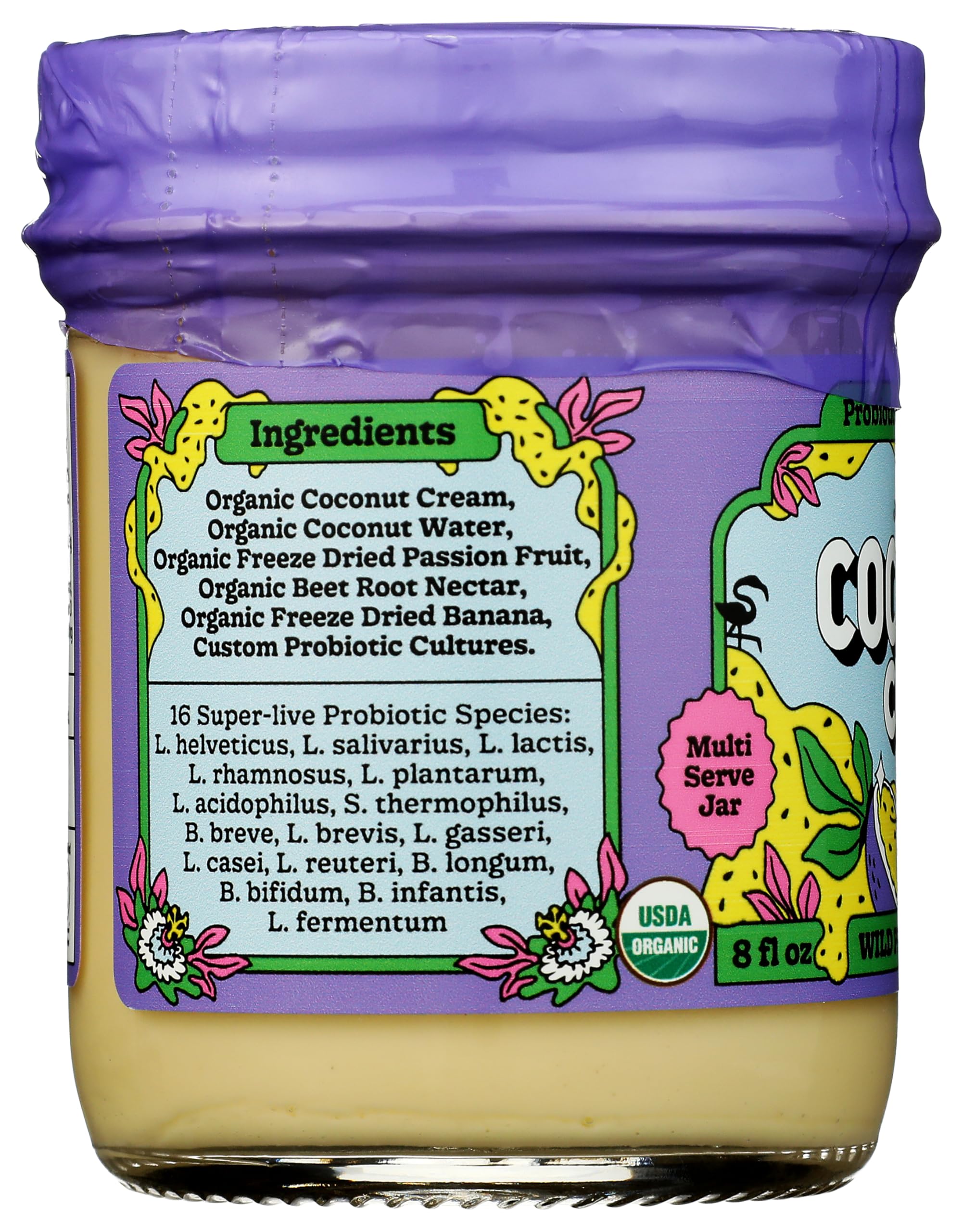 The Coconut Cult Organic Wild Passionfruit Coconut Yogurt, 8 Ounce