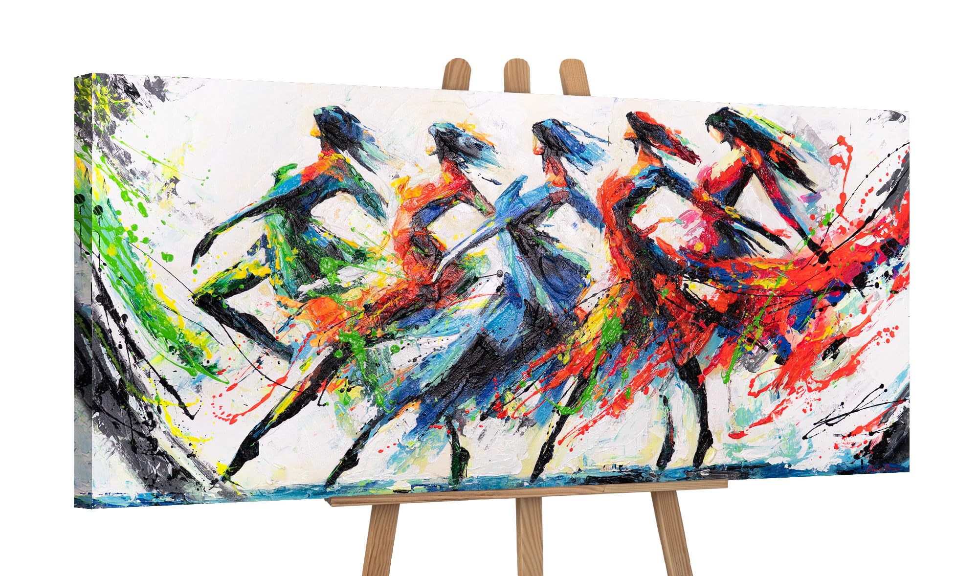 YS-Art Images Abstraites Peintures D'art Sur Toile Peintes à La Main