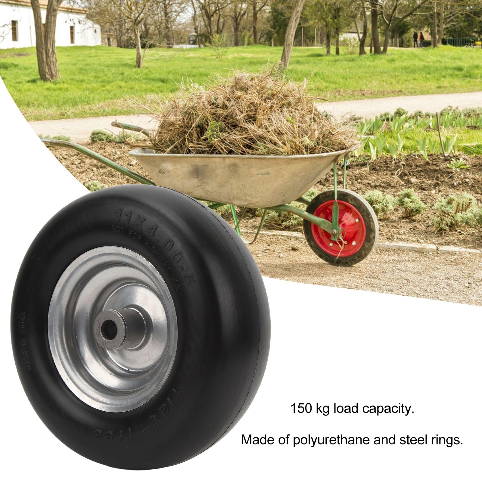 Pneumatici Flat-Free Per Tosaerba 11x4.00-5 - Kit Completo