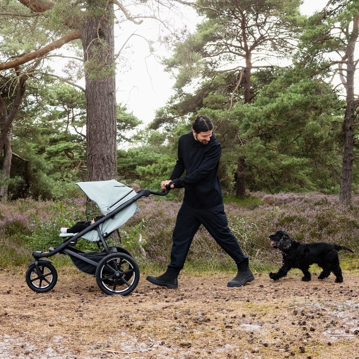Thule Urban Glide 3 Single Child All-Terrain Stroller, Lightweight, Air-Filled Tires & Suspension, Integrated Hand Brake - 4