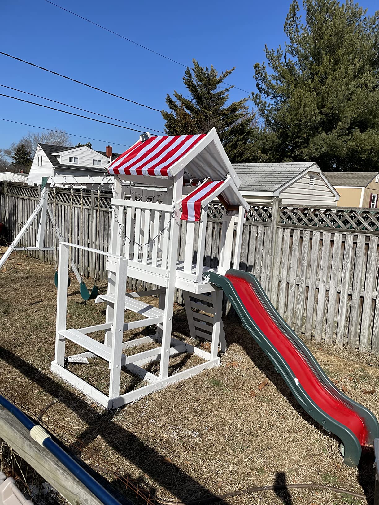 7/mo Finance ABCCANOPY 43"X90" Swing Set Replacement Tarp for