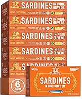 Vista 8 de Sea Castle Sardinas en aceite de oliva puro, 4.4oz (paquete de 12)