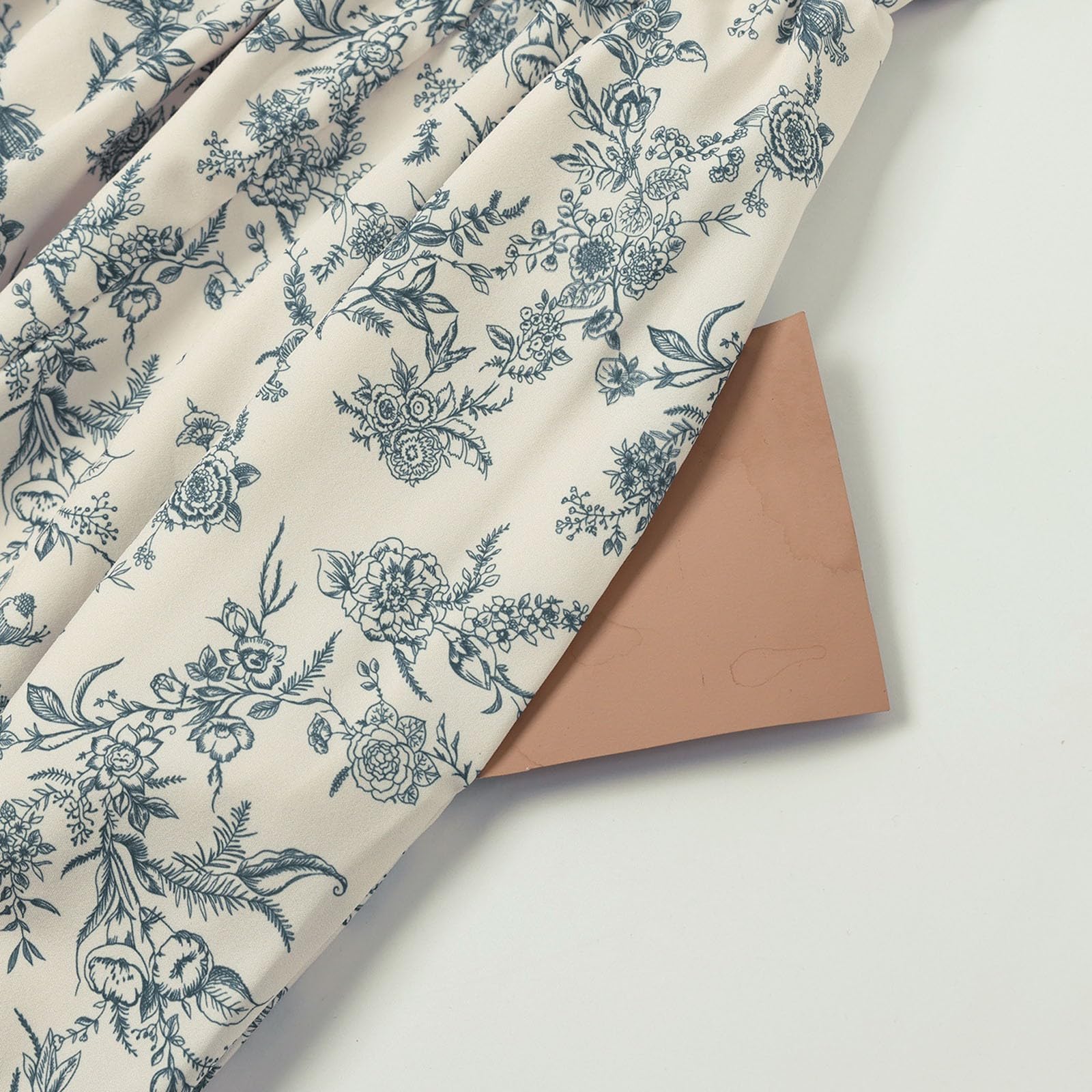 Abito estivo da donna, leggero e arioso, stampa floreale, con spacco alto, con schiena scoperta, elegante, lungo, casual, per vacanze, spiaggia
