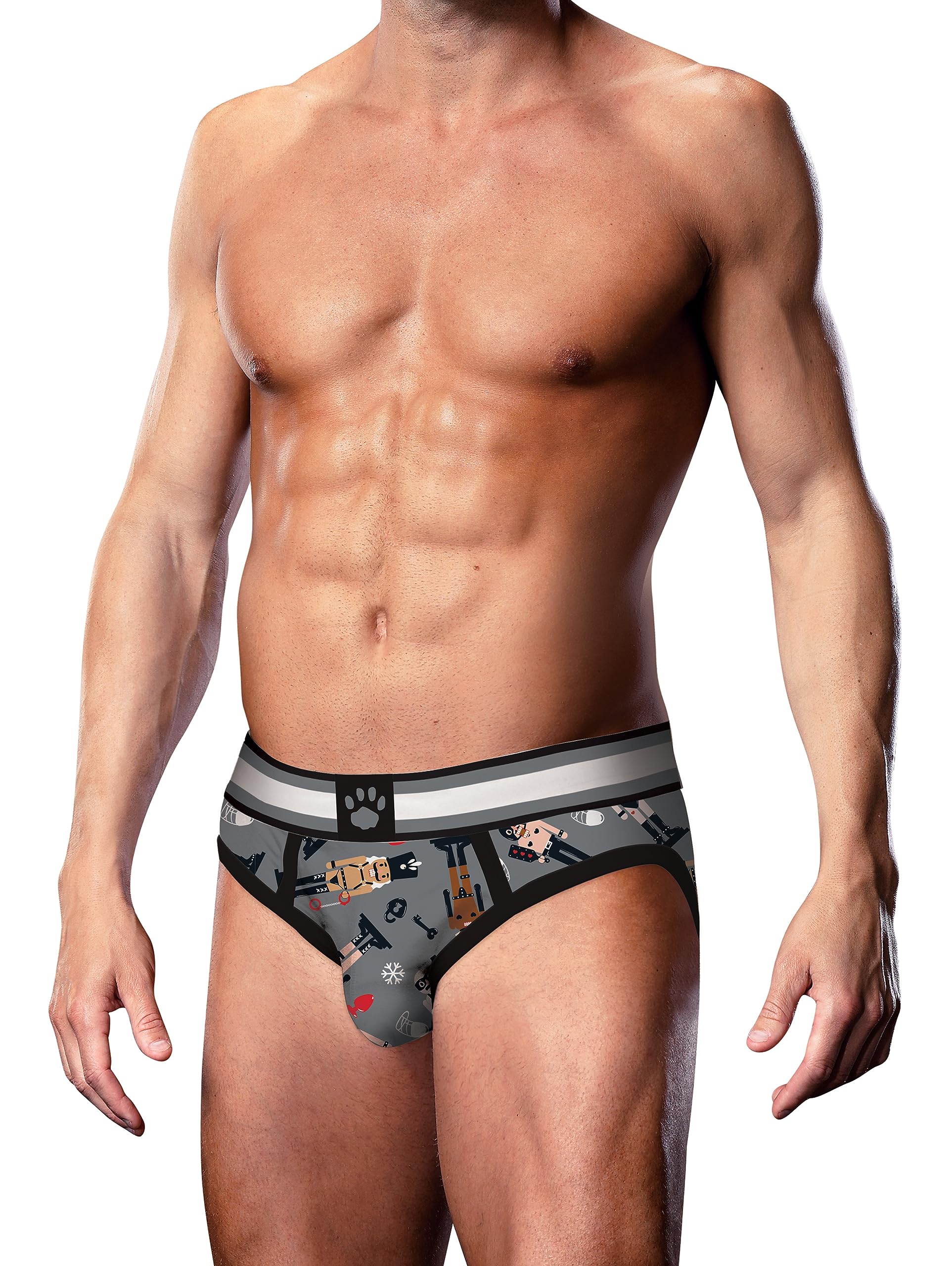 Prowler Nutcracker Brief Grey, M, Grey