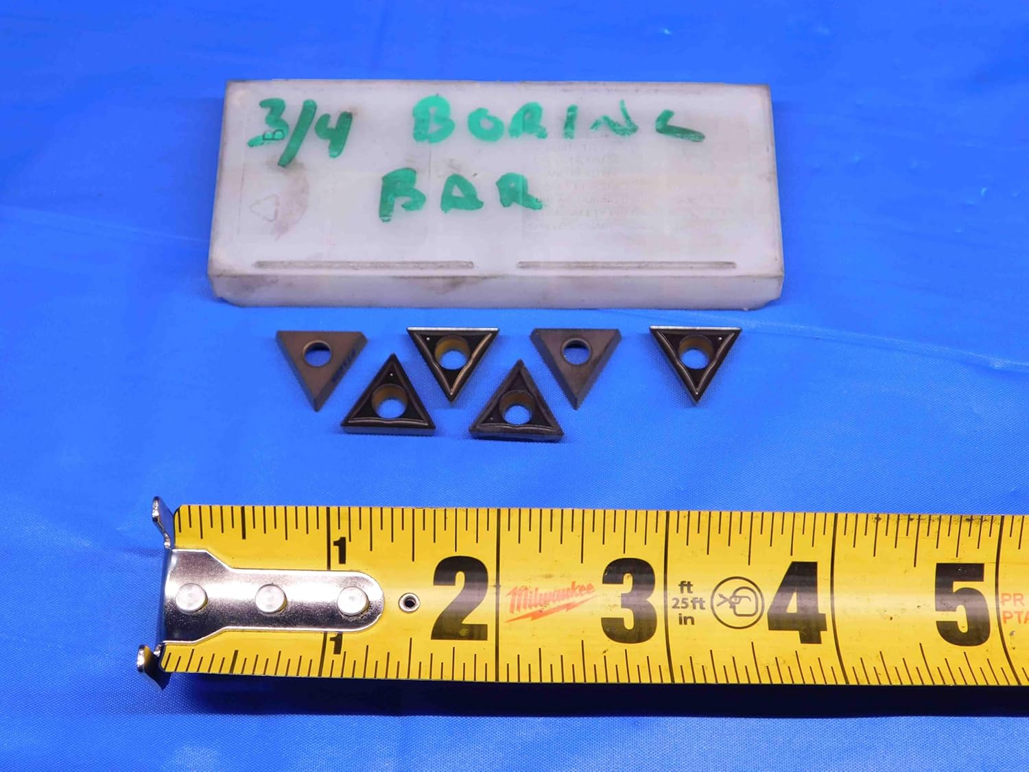 M & J Tooling LLC 4pcs New Rapid KUT TCMT 16 T3 PT1225 TiN Coated Carbide Turning Inserts CNC - BR5130CT2