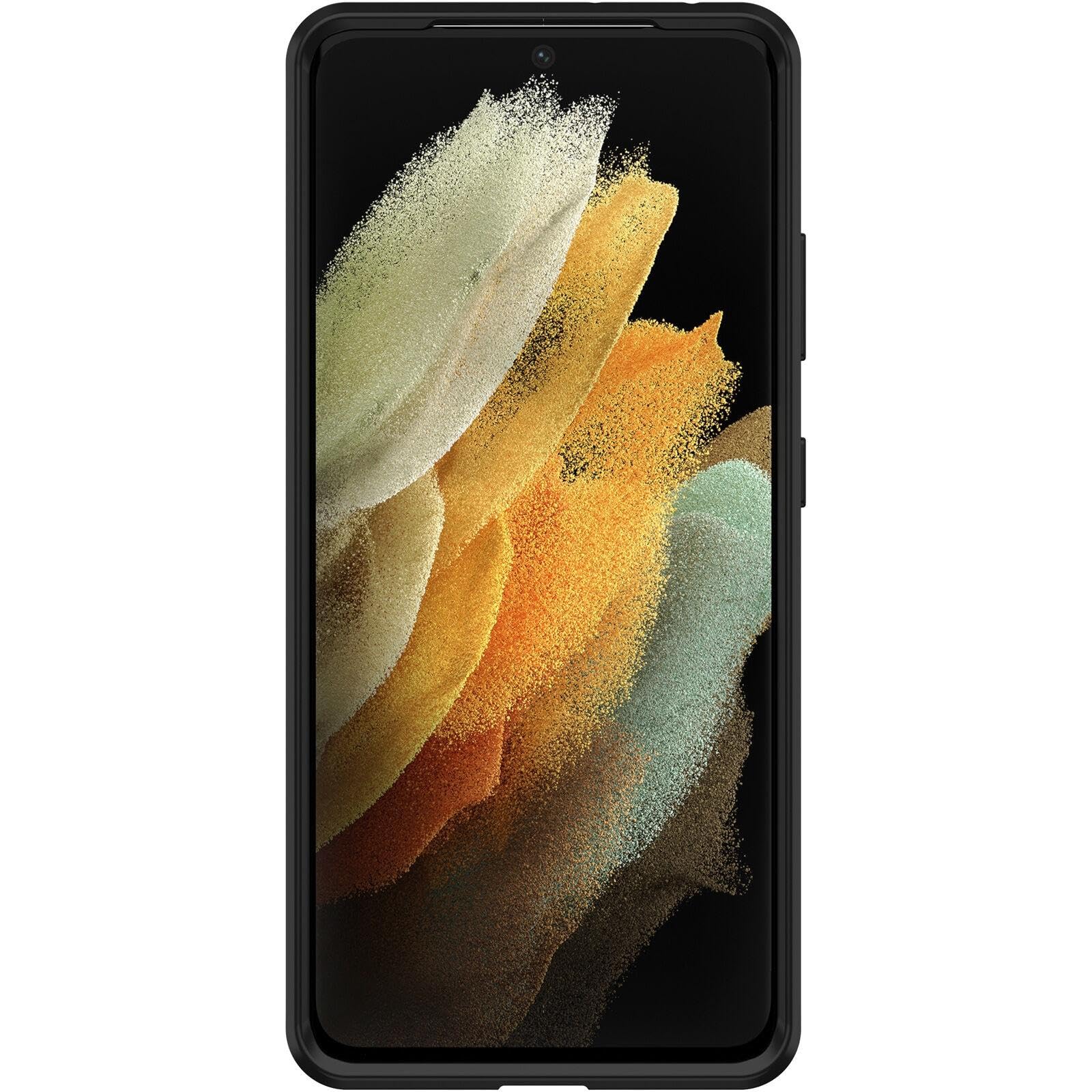 OtterBox Cover per Samsung Galaxy S21+ 5G React Series, Resistente a Shock e Cadute Fino, Cover Ultrasottile, Testata a Norme Mil-Std 810G, Trasparente/Nero
