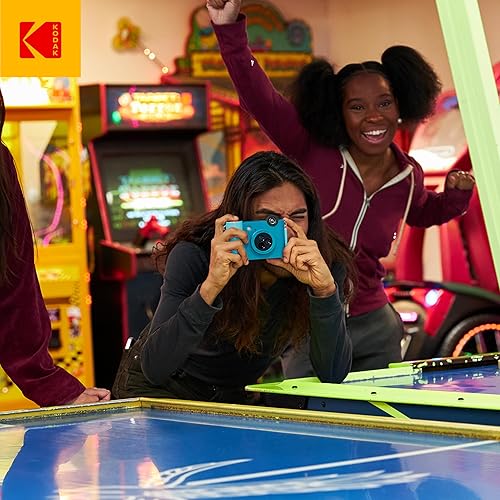 Miniatura 6 de KODAK Smile+ Cámara digital inalámbrica de impresión instantánea con lente que cambia de efectos, impresiones fotográficas con respaldo adhesivo de