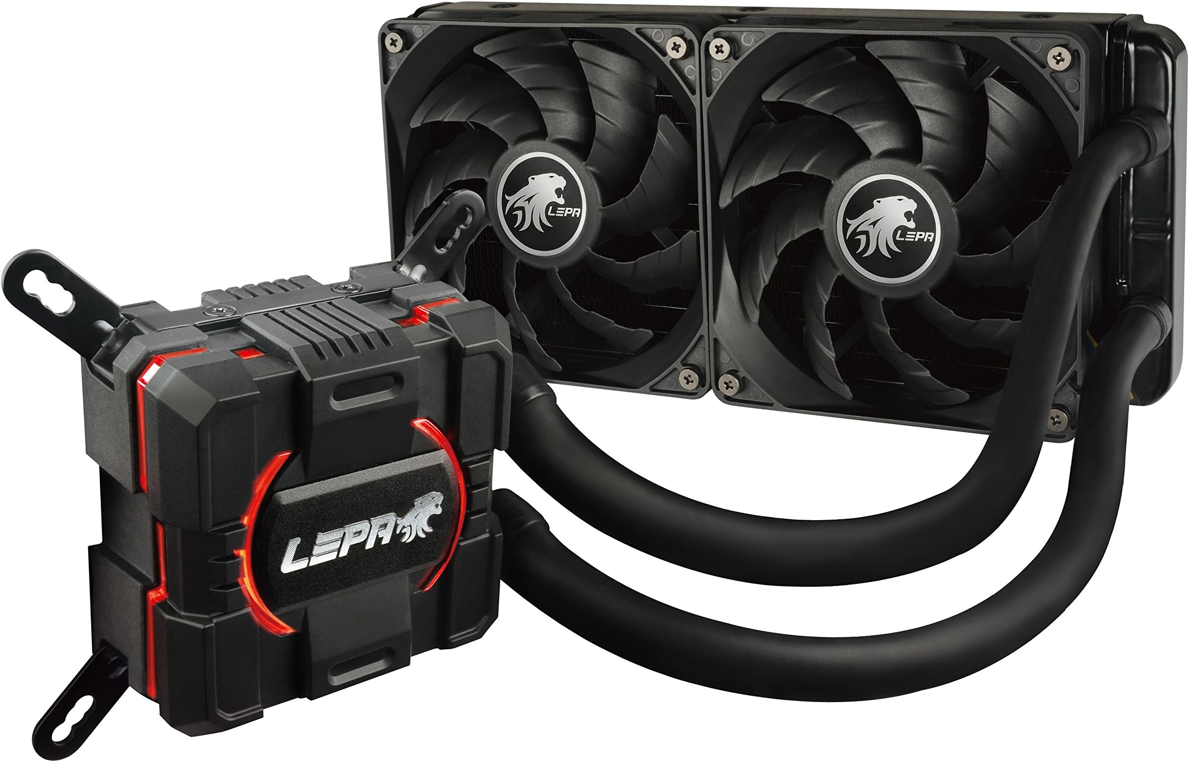 LEPA AquaChanger 240mm Intel/AMD High Performance Liquid CPU Cooler, LPWAC240-HF