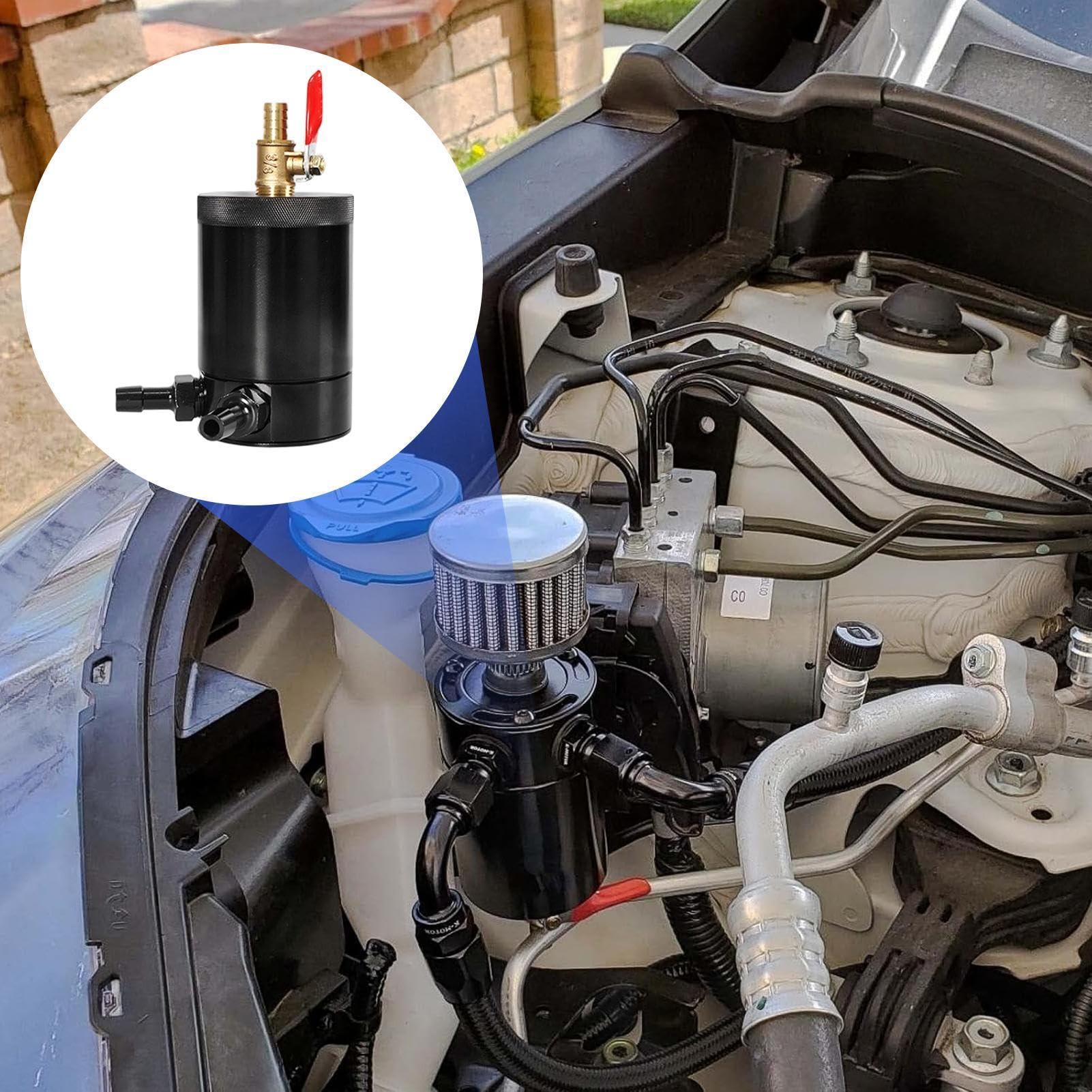 Zestaw łapacza oleju do samochodów 300 ml Wielofunkcyjny Stop Aluminium