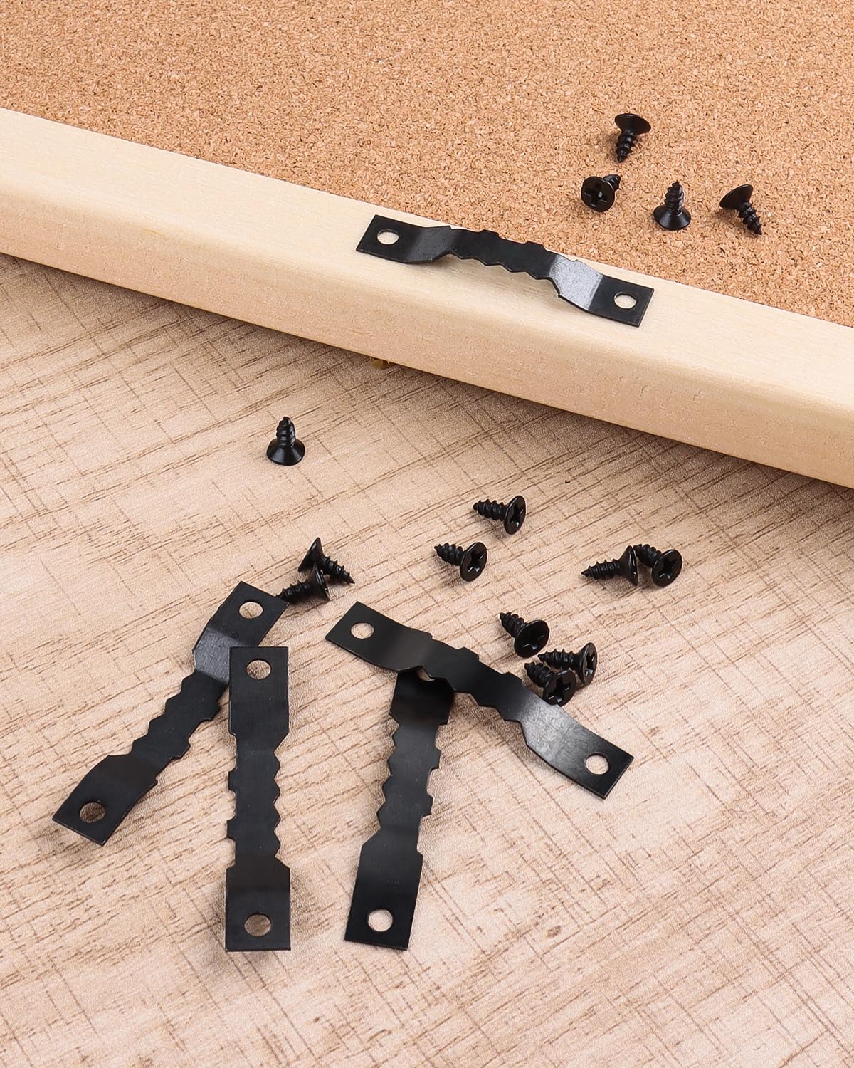 Lot De 20 Crochets En Dents De Scie Avec Vis, Petits Crochets