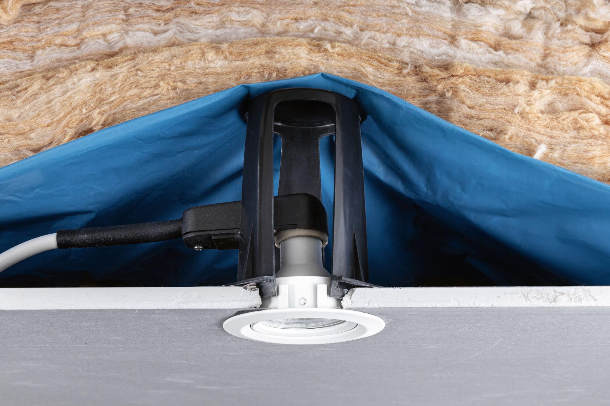 Paulmann 92401 Zubehör Abstandshalter für Einbauleuchten 10er-Set 62-90mm Schwarz Kunststoff