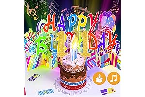 Gumry 11TH Musical Birthday PopUp Card for Kids