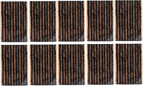 Miniatura 1 de Tapón de neumático, 100 piezas de tapón de goma para sellado de neumáticos de 3.9 x 0.1 pulgadas, tira de sellado de goma para neumáticos de