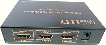 ViewHD HDMI 1x2 Splitter with IR Extender Function | Support 1080P & 3D | VHD-H1X2Si