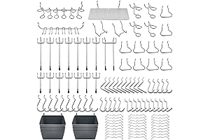 FRIMOONY Wall Control Peg Board Organization Kit For Home Garage