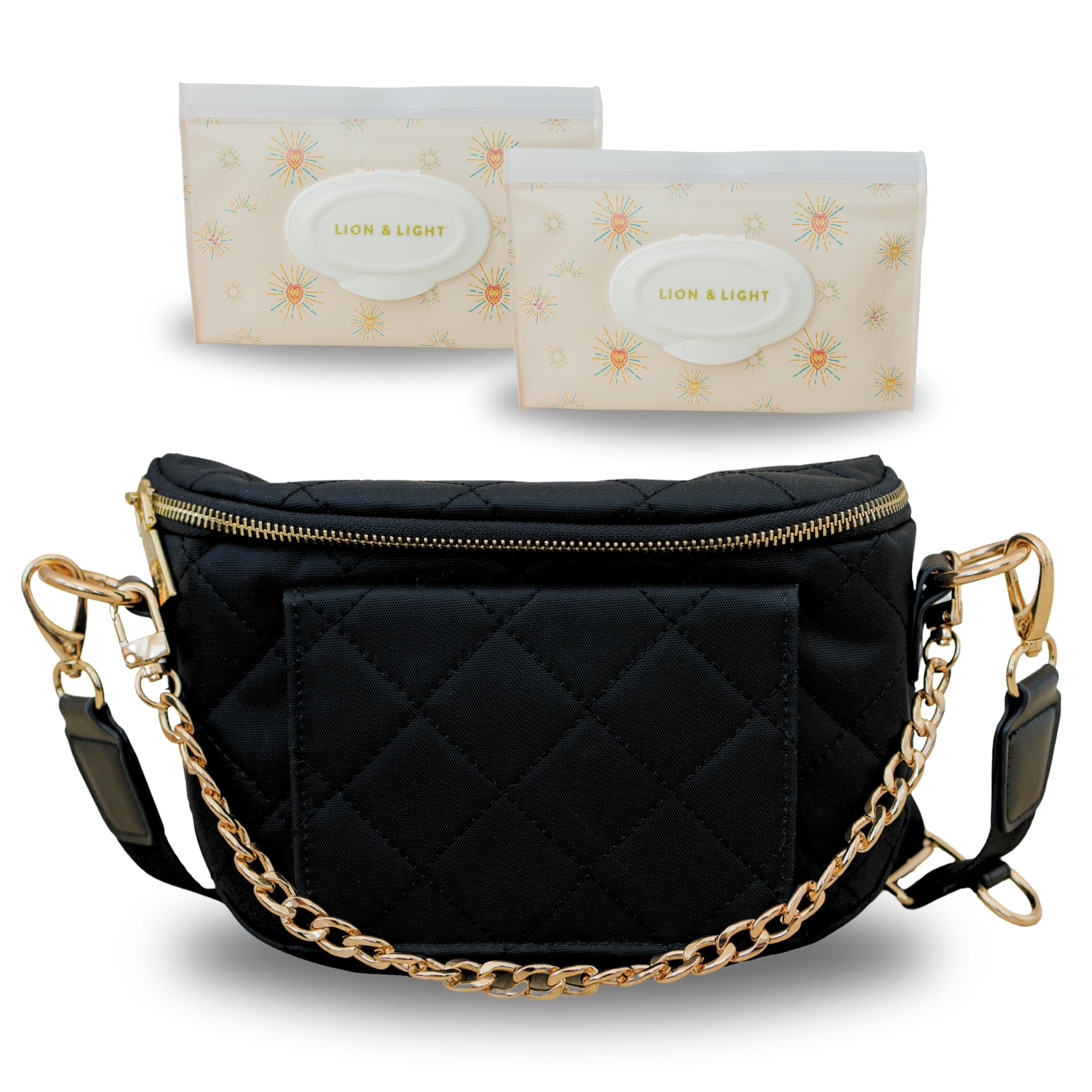 Lion & Light® Crossbody Bags for Women | Small Diaper Bag 7"x11" | Small Crossbody bag | Water-resistant Crossbody purse | Sling Bag with Two Straps