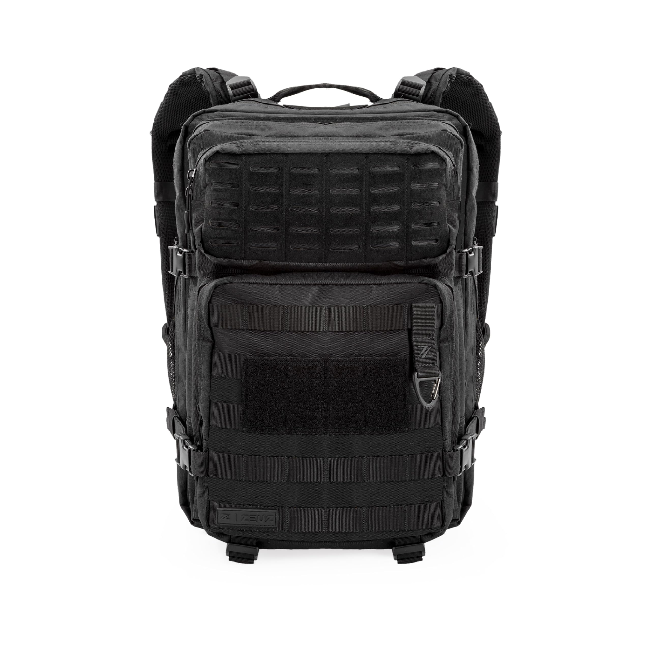 ZEUZ 45 Liter Rucksack Herren & Damen - Sporttasche - Taktischer Militär Backpack mit Waserdicht Abdeckung - CrossFit, Fitness, Gym, Sport & Wandern Bag - Outdoor MOLLE Wanderrucksack