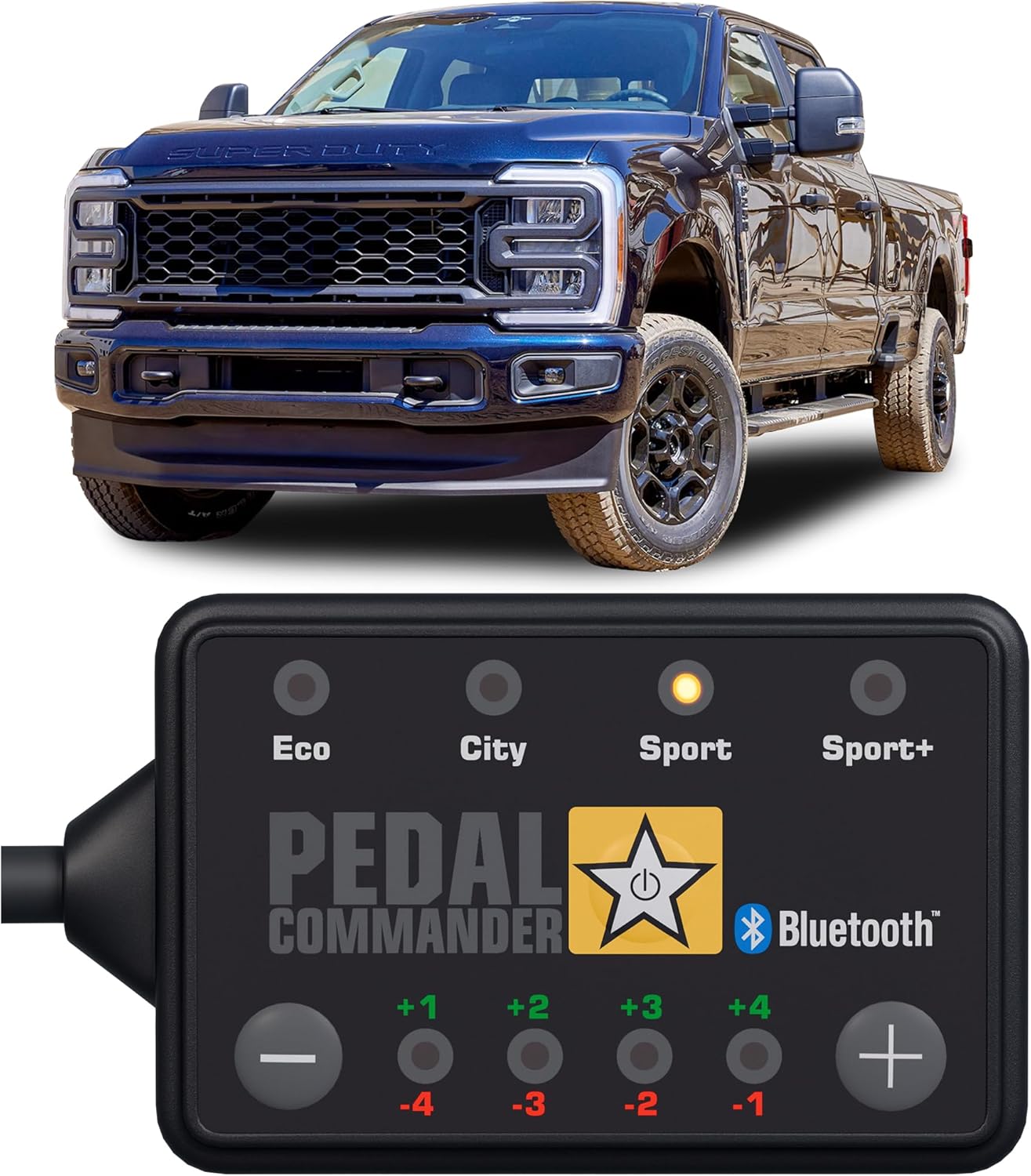 PEDAL COMMANDER for Ford F-250 2011-2025 Throttle Response Controller – 36 Drive 4-Mode, Plug And Play, Bluetooth, Anti-Theft Enabled, On-Road & Off-Road Performance Upgrades, Ford F-250 Accessories