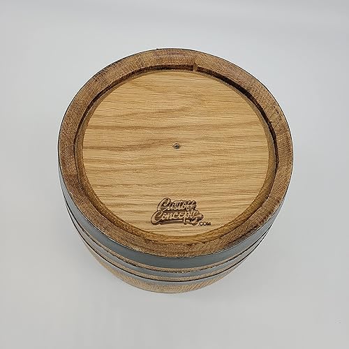 Miniatura 3 de Castoff Concepts - Barril de envejecimiento de roble blanco americano nivel de carbón n 2 hecho a mano  Para licores envejecidos whisky bourbon