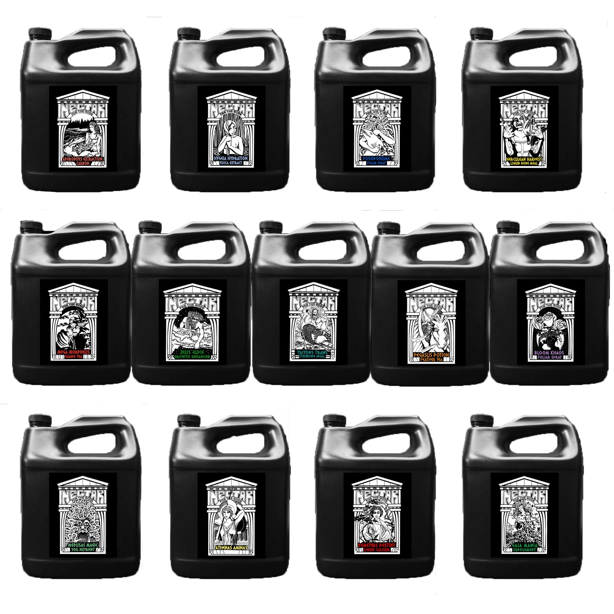 Nutrients Bundle (Complete Nutrient Line Kit - Start to Finish Gardening Nutrient Selection) (Gallon Bundle)