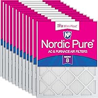 Vista 24 de Nordic Pure 20x20x1 (19 1/2 x 19 1/2 x 3/4) Filtros de aire plegados MERV 12, paquete de 6
