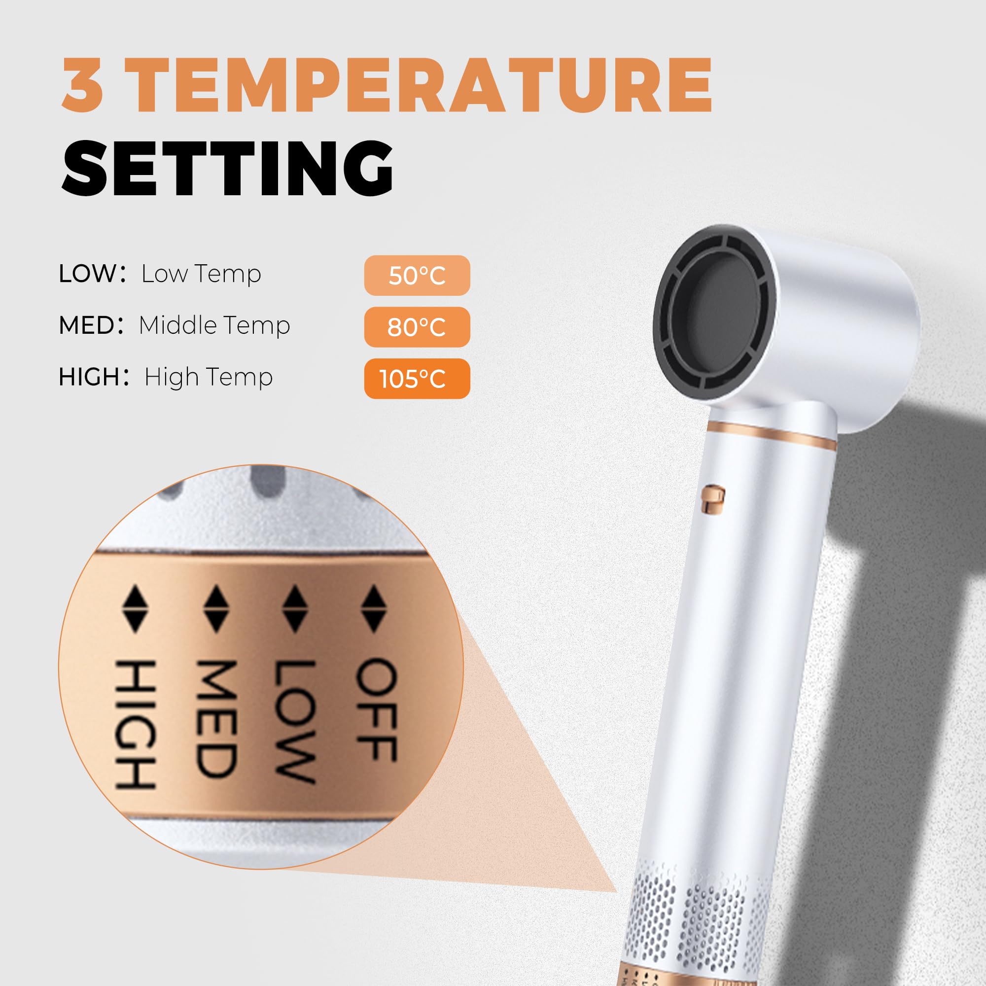 OKWRAP Haarstyler Hair Styler Set Hairstyler 5 in 1 Multistyler Haare 1000W | Multistyler Haare mit FöhnRundbürste Warmluftbürste Automatischer Lockenstab Haarglätter Für Glätten Trocknen Volumen Locken