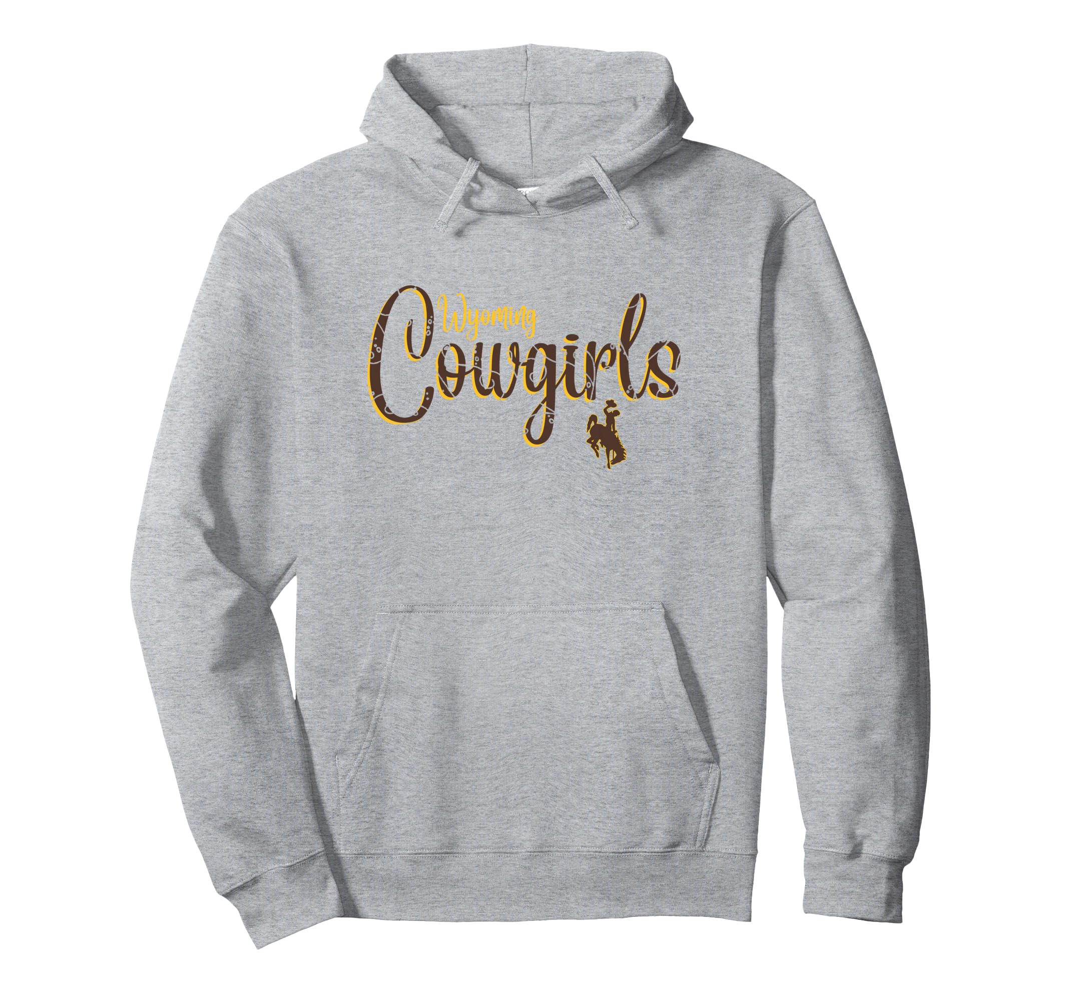 University of Wyoming Women's Floral Script | Wyoming Pullover Hoodie