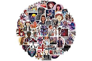 Stranger Things 4 Stickers Pack: Classic Sci-Fi Thriller Vibes for Your Belongings