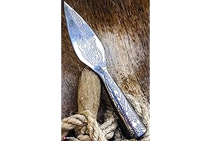 NauticalMart Medieval Iron Hand Forged Spear Shaft Viking Saga Arrow Point